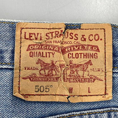 【中古品】【メンズ】 Levi's リーバイス 505 REGULAR FIT DENIM PANTS レギュラーフィット デニムパンツ 刻印4002 メキシコ製 ジーンズ ボトムス 157-260504-as-03-izu サイズ：46×34 カラー：インディゴ 万代Net店