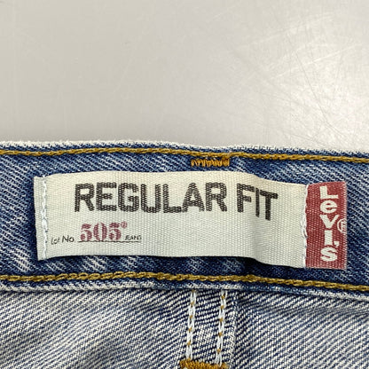 【中古品】【メンズ】 Levi's リーバイス 505 REGULAR FIT DENIM PANTS レギュラーフィット デニムパンツ 刻印4002 メキシコ製 ジーンズ ボトムス 157-260504-as-03-izu サイズ：46×34 カラー：インディゴ 万代Net店
