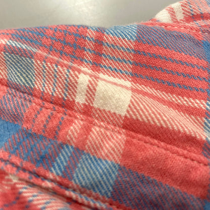 【中古品】【メンズ】 8HOUR UNION エイトアワーユニオン JOE MCCOY LIGHT FLANNEL SHIRTS LOT 941 ジョーマッコイ ライトフランネルシャツ チェック 長袖 145-260504-as-01-izu サイズ：15 カラー：ピンク系 万代Net店