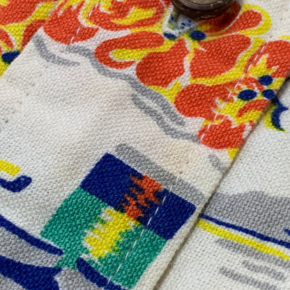 【中古品】【メンズ】 SUN SURF サンサーフ SS2483 LURLINE COTTON SHIRT ラーライン コットン シャツ トップス 長袖 145-260430-ya-09-izu サイズ：M カラー：アイボリー系 万代Net店
