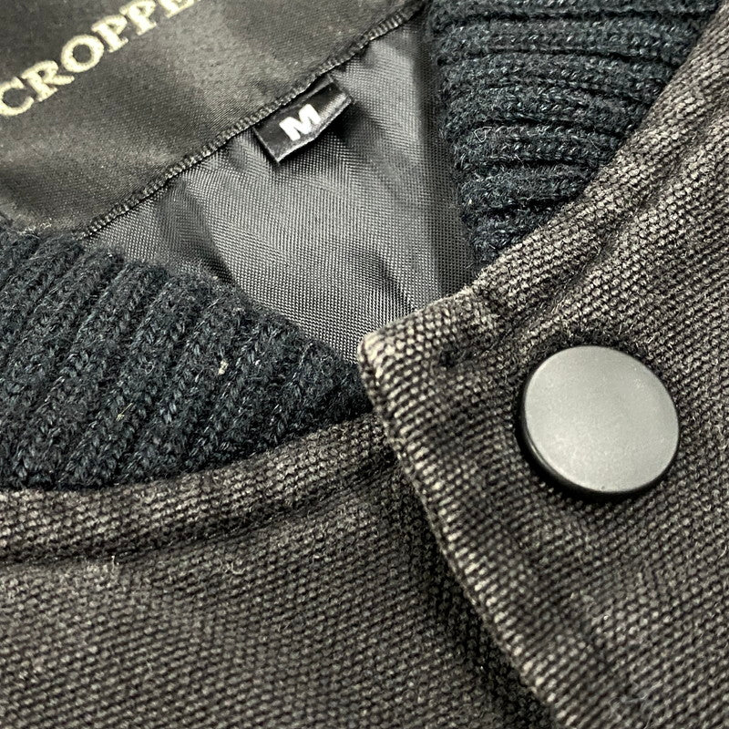 【中古品】【メンズ】 CROPPED HEADS クロップドヘッズ DUCK STADIUM JACKET ダック スタジアムジャケット スタジャン アウター 145-260504-as-02-izu サイズ：M カラー：ブラック 万代Net店