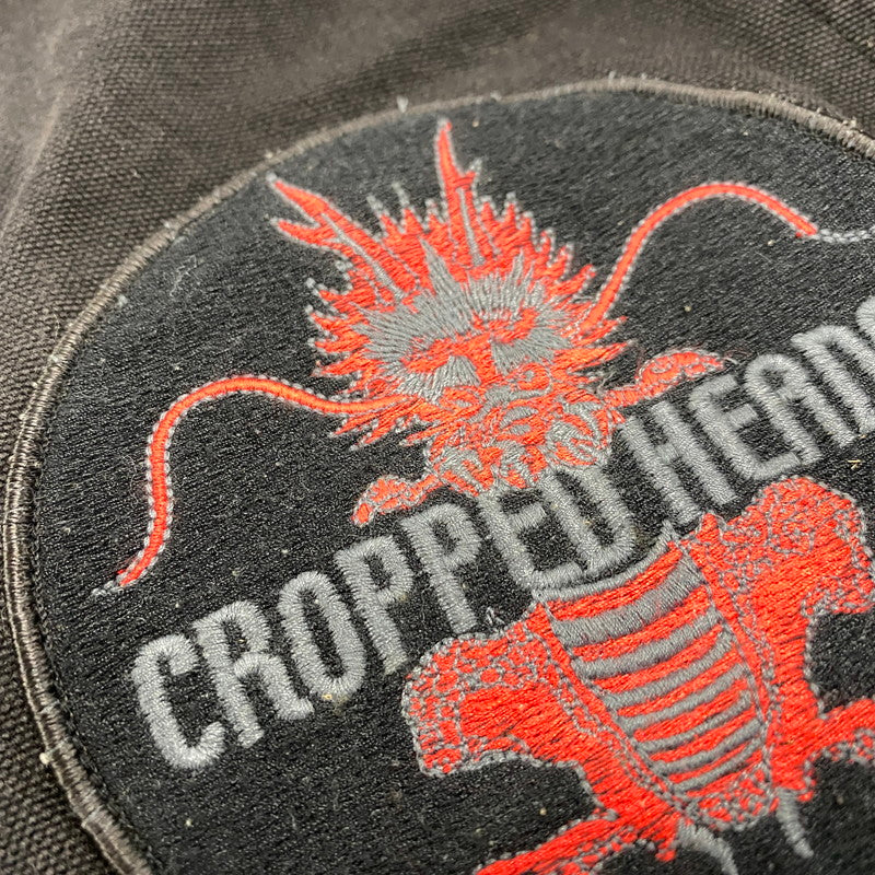 【中古品】【メンズ】 CROPPED HEADS クロップドヘッズ DUCK STADIUM JACKET ダック スタジアムジャケット スタジャン アウター 145-260504-as-02-izu サイズ：M カラー：ブラック 万代Net店