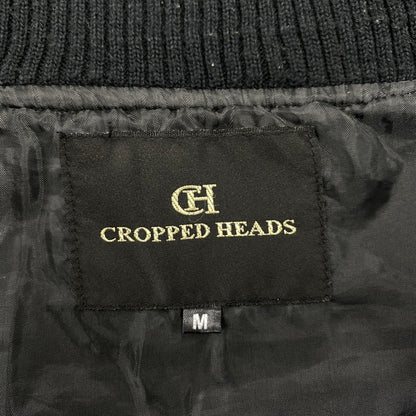 【中古品】【メンズ】 CROPPED HEADS クロップドヘッズ DUCK STADIUM JACKET ダック スタジアムジャケット スタジャン アウター 145-260504-as-02-izu サイズ：M カラー：ブラック 万代Net店