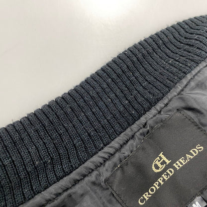 【中古品】【メンズ】 CROPPED HEADS クロップドヘッズ DUCK STADIUM JACKET ダック スタジアムジャケット スタジャン アウター 145-260504-as-02-izu サイズ：M カラー：ブラック 万代Net店