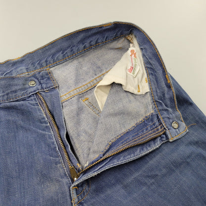 【現状渡し品】【メンズ/レディース】 LEVI'S FOR GALS リーバイス フォー ギャルズ BIG E SCOVILL GARDLOKジップ ZIPPER FLY DENIM PANTS ビッグE スコビル GARDLOKジップ ジッパー フライ デニム パンツ ボトムス 157-260505-kh-05-izu カラー：インディゴ 万代Net店