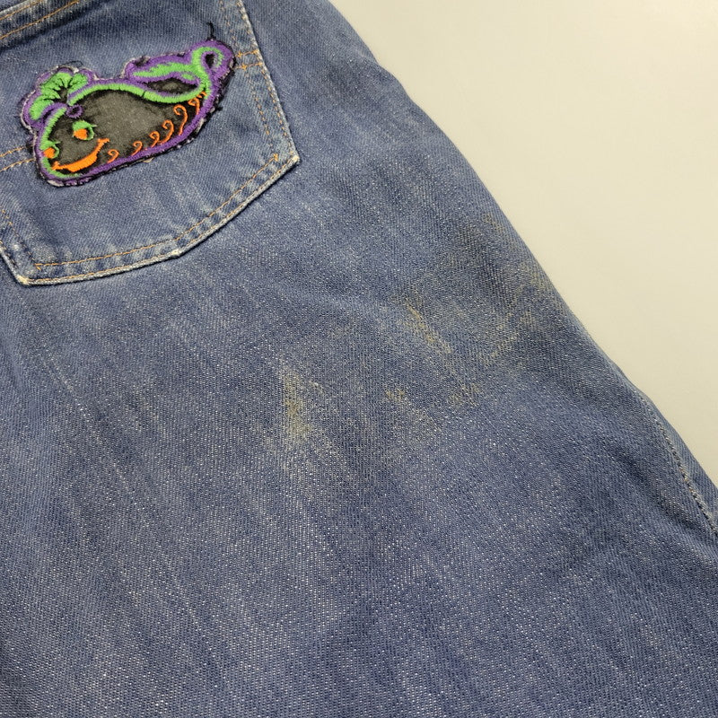 【現状渡し品】【メンズ/レディース】 LEVI'S FOR GALS リーバイス フォー ギャルズ BIG E SCOVILL GARDLOKジップ ZIPPER FLY DENIM PANTS ビッグE スコビル GARDLOKジップ ジッパー フライ デニム パンツ ボトムス 157-260505-kh-05-izu カラー：インディゴ 万代Net店