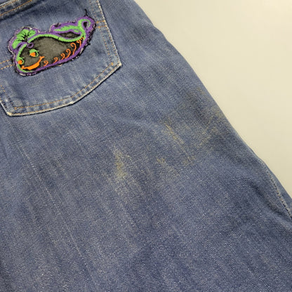 【現状渡し品】【メンズ/レディース】 LEVI'S FOR GALS リーバイス フォー ギャルズ BIG E SCOVILL GARDLOKジップ ZIPPER FLY DENIM PANTS ビッグE スコビル GARDLOKジップ ジッパー フライ デニム パンツ ボトムス 157-260505-kh-05-izu カラー：インディゴ 万代Net店