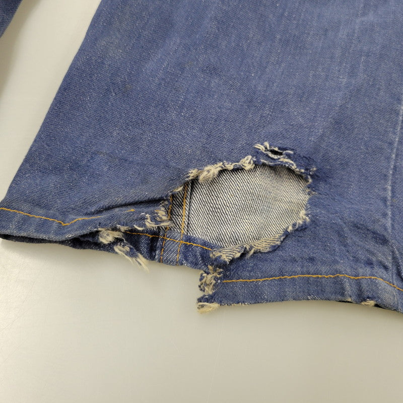 【現状渡し品】【メンズ/レディース】 LEVI'S FOR GALS リーバイス フォー ギャルズ BIG E SCOVILL GARDLOKジップ ZIPPER FLY DENIM PANTS ビッグE スコビル GARDLOKジップ ジッパー フライ デニム パンツ ボトムス 157-260505-kh-05-izu カラー：インディゴ 万代Net店