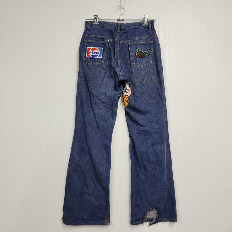 【現状渡し品】【メンズ/レディース】 LEVI'S FOR GALS リーバイス フォー ギャルズ BIG E SCOVILL GARDLOKジップ ZIPPER FLY DENIM PANTS ビッグE スコビル GARDLOKジップ ジッパー フライ デニム パンツ ボトムス 157-260505-kh-05-izu カラー：インディゴ 万代Net店