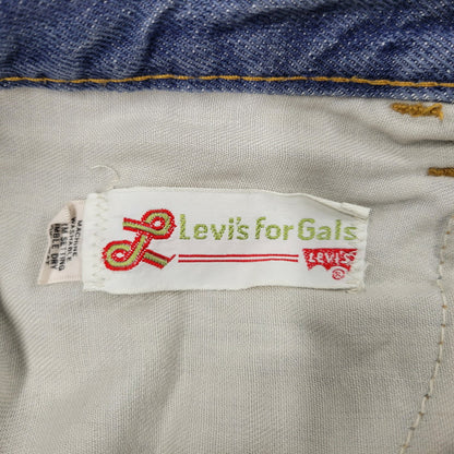【現状渡し品】【メンズ/レディース】 LEVI'S FOR GALS リーバイス フォー ギャルズ BIG E SCOVILL GARDLOKジップ ZIPPER FLY DENIM PANTS ビッグE スコビル GARDLOKジップ ジッパー フライ デニム パンツ ボトムス 157-260505-kh-05-izu カラー：インディゴ 万代Net店