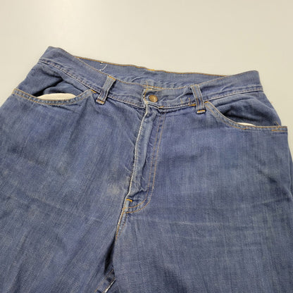 【現状渡し品】【メンズ/レディース】 LEVI'S FOR GALS リーバイス フォー ギャルズ BIG E SCOVILL GARDLOKジップ ZIPPER FLY DENIM PANTS ビッグE スコビル GARDLOKジップ ジッパー フライ デニム パンツ ボトムス 157-260505-kh-05-izu カラー：インディゴ 万代Net店