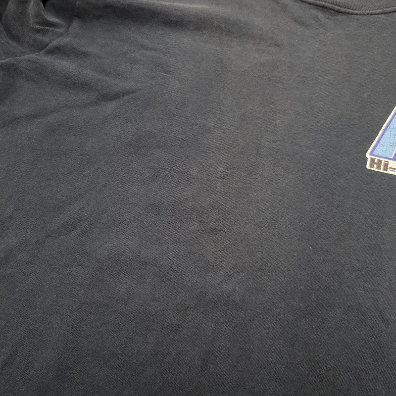 【現状渡し品】【メンズ】 ANVIL アンビル エルサルバドル製 HI STANDARD ハイ スタンダード L/ S TEE ロング スリーブ Ｔシャツ トップス 長袖 146-260504-ya-13-izu サイズ：M カラー：ネイビー 万代Net店