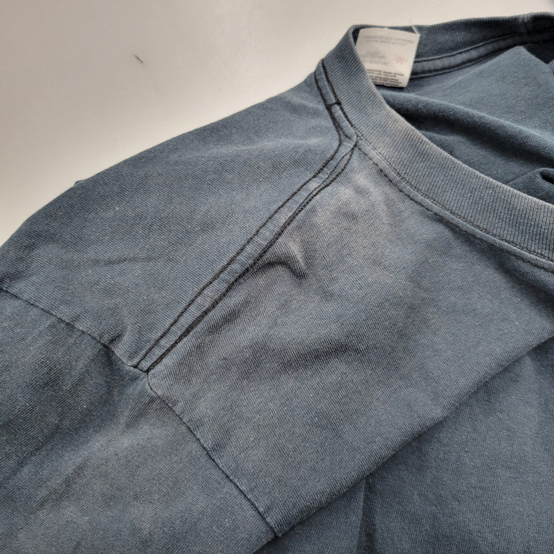 【現状渡し品】【メンズ】 ANVIL アンビル エルサルバドル製 HI STANDARD ハイ スタンダード L/ S TEE ロング スリーブ Ｔシャツ トップス 長袖 146-260504-ya-13-izu サイズ：M カラー：ネイビー 万代Net店