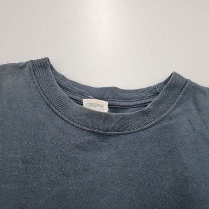 【現状渡し品】【メンズ】 ANVIL アンビル エルサルバドル製 HI STANDARD ハイ スタンダード L/ S TEE ロング スリーブ Ｔシャツ トップス 長袖 146-260504-ya-13-izu サイズ：M カラー：ネイビー 万代Net店