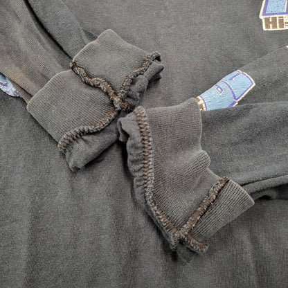 【現状渡し品】【メンズ】 ANVIL アンビル エルサルバドル製 HI STANDARD ハイ スタンダード L/ S TEE ロング スリーブ Ｔシャツ トップス 長袖 146-260504-ya-13-izu サイズ：M カラー：ネイビー 万代Net店