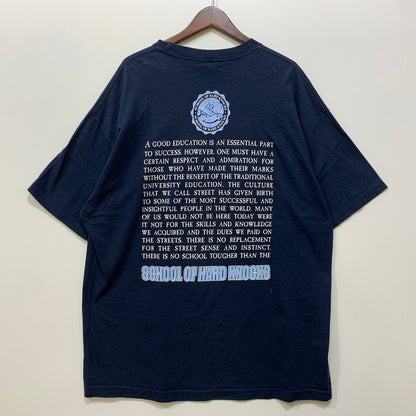 【中古品】【メンズ】 SCHOOL OF HARD KNOCKS スクール オブ ハード ノックス ATLANTA S/S TEE アトランタ 半袖 Tシャツ USA製 146-260729-as-13-izu サイズ：2XL カラー：ネイビー 万代Net店
