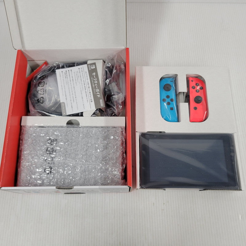 【中古美品】 【ゲーム】Nintendo Switch Joy-Con(L) ネオンブルー/(R) ネオンレッド HAD-S-KABAH(JPN) 任天堂 ニンテンドースイッチ 本体 034-260430-as-15-izu 万代Net店