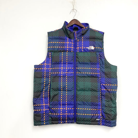 【中古品】【メンズ】 THE NORTH FACE ザ・ノースフェイス NF0A833F PRINTED ROXBOROUGH LUXE DOWN VEST プリンテッド ロックスボロウ リュクス ダウンベスト アウター 144-260430-ya-01-izu サイズ：XL カラー：ブルー系 万代Net店