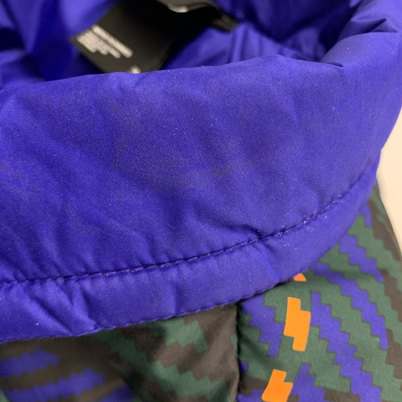【中古品】【メンズ】 THE NORTH FACE ザ・ノースフェイス NF0A833F PRINTED ROXBOROUGH LUXE DOWN VEST プリンテッド ロックスボロウ リュクス ダウンベスト アウター 144-260430-ya-01-izu サイズ：XL カラー：ブルー系 万代Net店