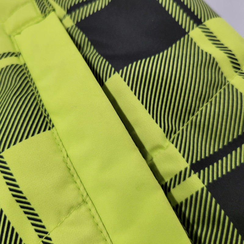 【中古品】【メンズ】 THE NORTH FACE ザ・ノースフェイス HYVENT CHECK DOWN VEST NFB07B61B チェックダウンベスト 144-260506-as-40-izu サイズ：105 カラー：ライムグリーン 万代Net店