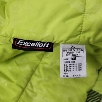 【中古品】【メンズ】 THE NORTH FACE ザ・ノースフェイス HYVENT CHECK DOWN VEST NFB07B61B チェックダウンベスト 144-260506-as-40-izu サイズ：105 カラー：ライムグリーン 万代Net店