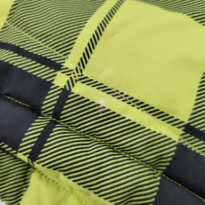 【中古品】【メンズ】 THE NORTH FACE ザ・ノースフェイス HYVENT CHECK DOWN VEST NFB07B61B チェックダウンベスト 144-260506-as-40-izu サイズ：105 カラー：ライムグリーン 万代Net店
