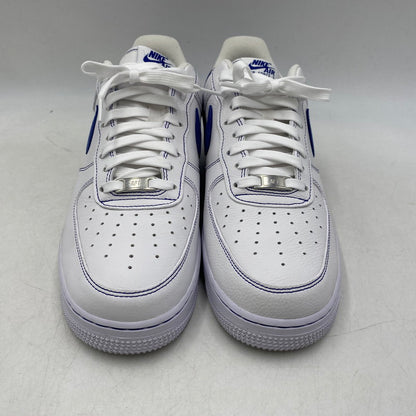【中古品】【メンズ】 NIKE ナイキ AIR FORCE 1 ’07 LV8 HQ2037-100 エアフォース 1 スニーカー シューズ 靴 160-260501-as-03-izu サイズ：29.5cm カラー：WHITE/DEEP ROYAL BLUE 万代Net店