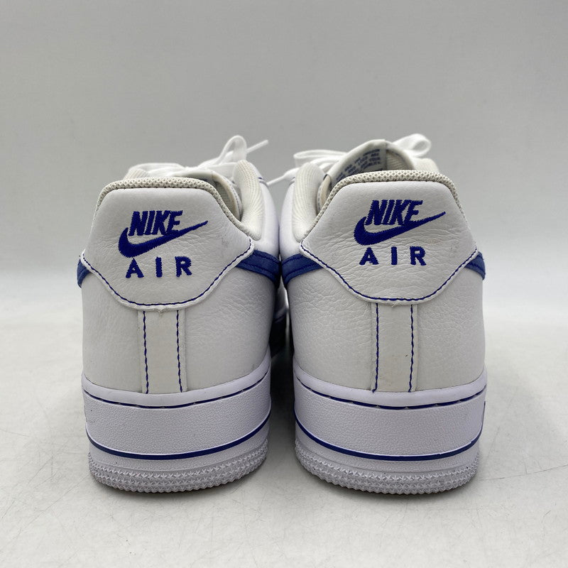 【中古品】【メンズ】 NIKE ナイキ AIR FORCE 1 ’07 LV8 HQ2037-100 エアフォース 1 スニーカー シューズ 靴 160-260501-as-03-izu サイズ：29.5cm カラー：WHITE/DEEP ROYAL BLUE 万代Net店
