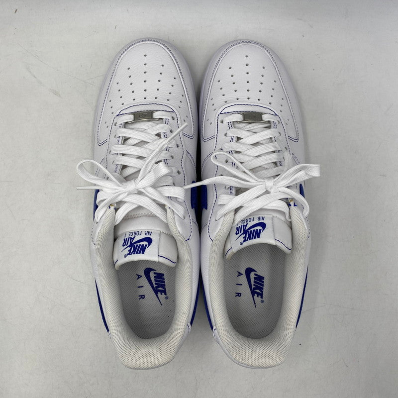 【中古品】【メンズ】 NIKE ナイキ AIR FORCE 1 ’07 LV8 HQ2037-100 エアフォース 1 スニーカー シューズ 靴 160-260501-as-03-izu サイズ：29.5cm カラー：WHITE/DEEP ROYAL BLUE 万代Net店