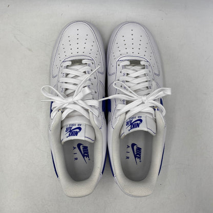 【中古品】【メンズ】 NIKE ナイキ AIR FORCE 1 ’07 LV8 HQ2037-100 エアフォース 1 スニーカー シューズ 靴 160-260501-as-03-izu サイズ：29.5cm カラー：WHITE/DEEP ROYAL BLUE 万代Net店