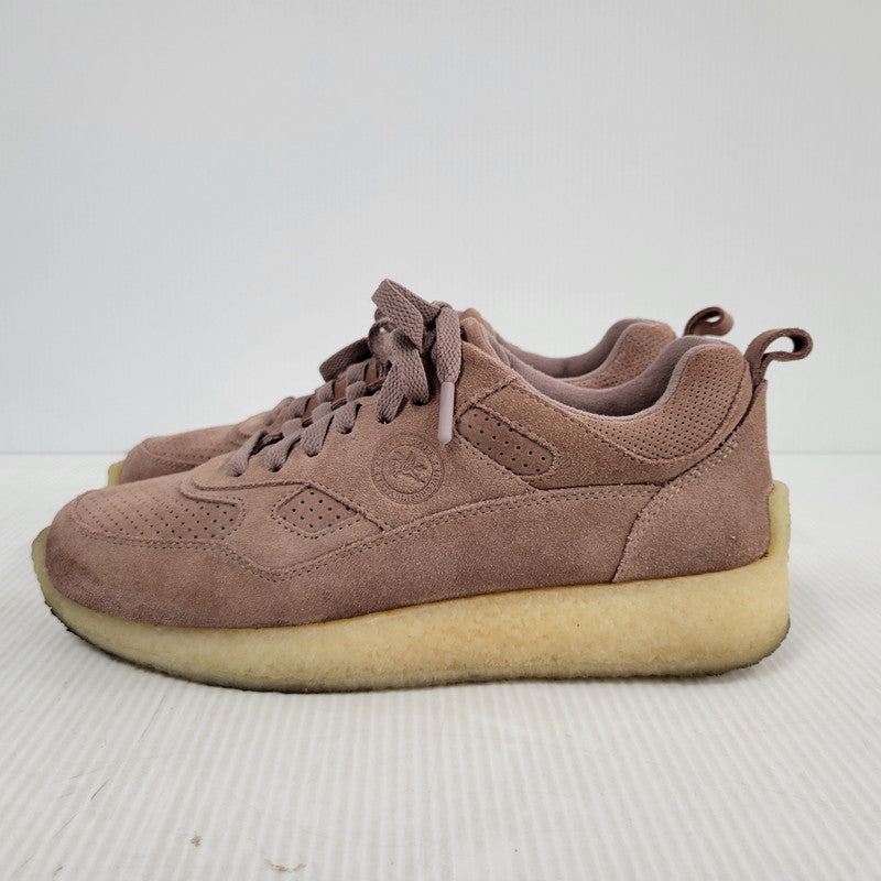 【中古品】【メンズ】 Clarks クラークス × RONNIE FIEG ロニー・ファイグ 8TH STREET BREACON ストリート ブリーコン スニーカー シューズ 靴 164-260430-as-04-izu サイズ：US 8M カラー：DUSTY MAUVE 万代Net店