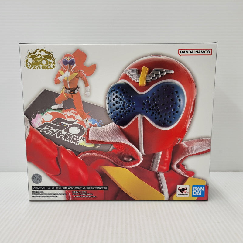 【中古美品】 S.H.Figuarts 真骨彫製法 アカレンジャー スーパー戦隊 50th Anniversary Ver. 044-260526-kk-05-izuh 万代Net店