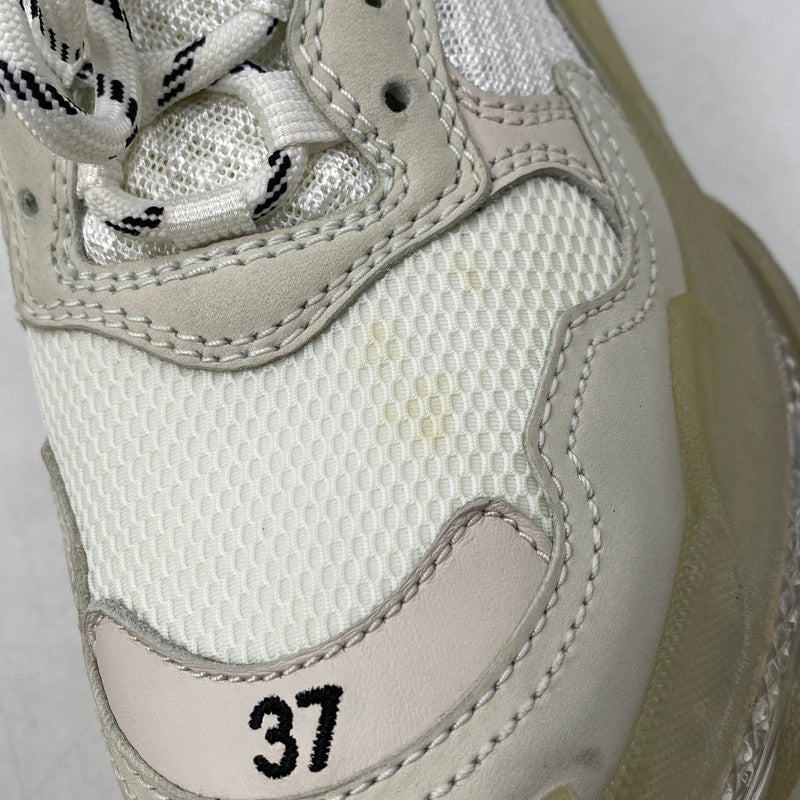 【中古品】【レディース】 BALENCIAGA バレンシアガ TRIPLE S SNEAKERS 544351 トリプルS スニーカー シューズ 靴 183-260501-as-09-izu サイズ：24.5cm カラー：ホワイト 万代Net店