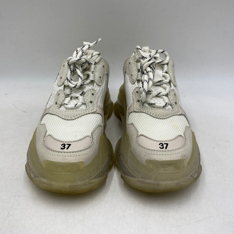 【中古品】【レディース】 BALENCIAGA バレンシアガ TRIPLE S SNEAKERS 544351 トリプルS スニーカー シューズ 靴 183-260501-as-09-izu サイズ：24.5cm カラー：ホワイト 万代Net店