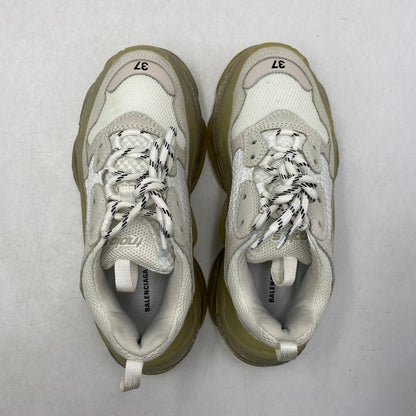 【中古品】【レディース】 BALENCIAGA バレンシアガ TRIPLE S SNEAKERS 544351 トリプルS スニーカー シューズ 靴 183-260501-as-09-izu サイズ：24.5cm カラー：ホワイト 万代Net店