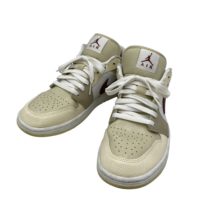 【中古品】【メンズ】 NIKE ナイキ WMNS AIR JORDAN 1 LOW HV6530-100 ウィメンズ エア ジョーダン 1 ロー スニーカー シューズ 靴 160-260501-as-01-izu サイズ：27.5cm カラー：SUMMIT WHITE/DESERT KHAKI 万代Net店