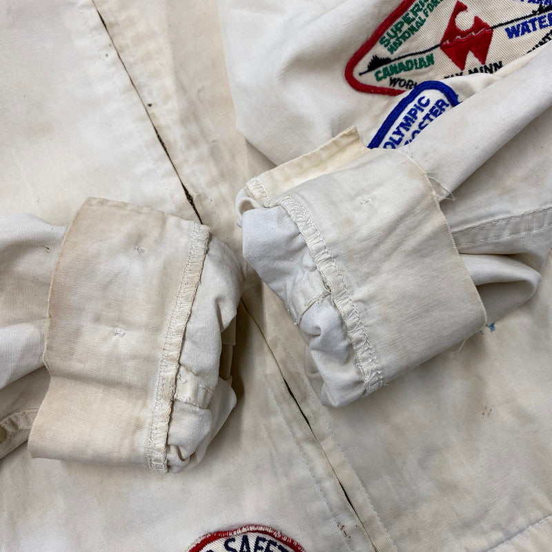 【現状渡し品】【メンズ】 PACIFIC ATHLETIC COMPANY NYNCO ZIP PATCH SWING TOP NYNCOジップ パッチ スイングトップ ジャケット アウター 146-260501-kh-22-izu カラー：ベージュ 万代Net店