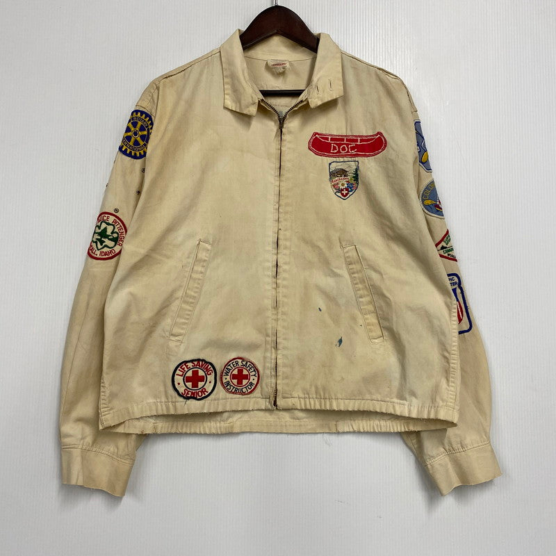 【現状渡し品】【メンズ】 PACIFIC ATHLETIC COMPANY NYNCO ZIP PATCH SWING TOP NYNCOジップ パッチ スイングトップ ジャケット アウター 146-260501-kh-22-izu カラー：ベージュ 万代Net店