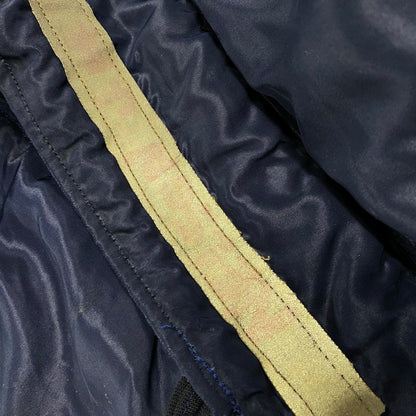 【現状渡し品】【メンズ】 U.S.AIR FORCE 8310-480200-461 AF 33-038-30082 MIL-J-6279 S.W.GARMENT CO.社製 TALON ZIP アザラシファー 推定50S N-3A FLIGHT JACKET フライト ジャケット アウター 146-260506-cs-19-izu サイズ：XL カラー：ネイビー 万代Net店