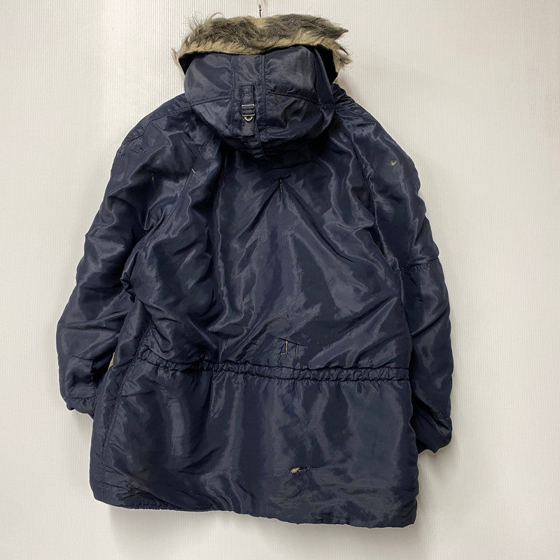 【現状渡し品】【メンズ】 U.S.AIR FORCE 8310-480200-461 AF 33-038-30082 MIL-J-6279 S.W.GARMENT CO.社製 TALON ZIP アザラシファー 推定50S N-3A FLIGHT JACKET フライト ジャケット アウター 146-260506-cs-19-izu サイズ：XL カラー：ネイビー 万代Net店