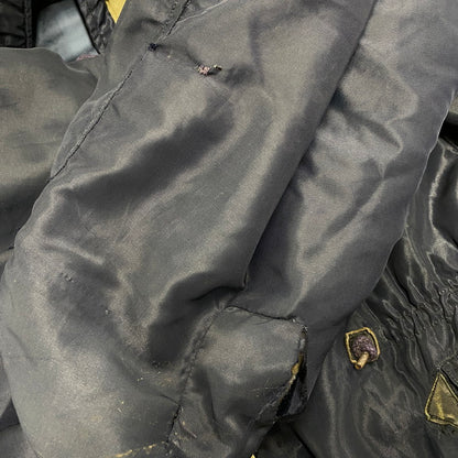【現状渡し品】【メンズ】 U.S.AIR FORCE 8310-480200-461 AF 33-038-30082 MIL-J-6279 S.W.GARMENT CO.社製 TALON ZIP アザラシファー 推定50S N-3A FLIGHT JACKET フライト ジャケット アウター 146-260506-cs-19-izu サイズ：XL カラー：ネイビー 万代Net店