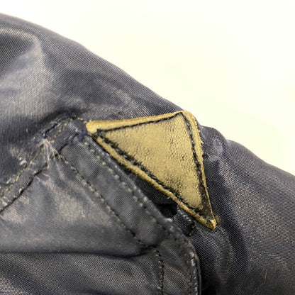 【現状渡し品】【メンズ】 U.S.AIR FORCE 8310-480200-461 AF 33-038-30082 MIL-J-6279 S.W.GARMENT CO.社製 TALON ZIP アザラシファー 推定50S N-3A FLIGHT JACKET フライト ジャケット アウター 146-260506-cs-19-izu サイズ：XL カラー：ネイビー 万代Net店
