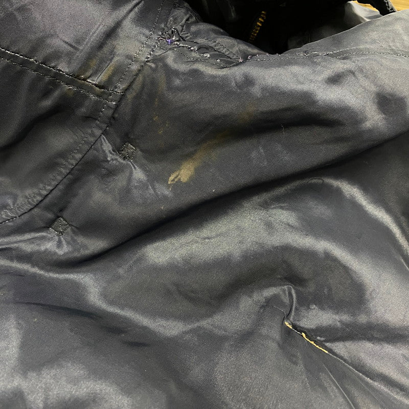 【現状渡し品】【メンズ】 U.S.AIR FORCE 8310-480200-461 AF 33-038-30082 MIL-J-6279 S.W.GARMENT CO.社製 TALON ZIP アザラシファー 推定50S N-3A FLIGHT JACKET フライト ジャケット アウター 146-260506-cs-19-izu サイズ：XL カラー：ネイビー 万代Net店