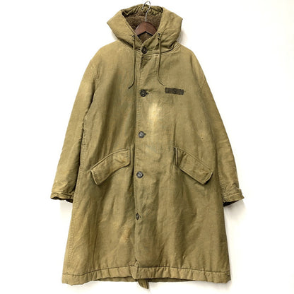 【現状渡し品】【メンズ】 U.S.NAVY U.S.ネイビー NAVY DEPARTMENT CONMAR ZIP N-2 DECK COAT WOOL LINING デッキコート ウールライニング アウター 146-260506-as-27-izu サイズ：40 カラー：カーキ 万代Net店