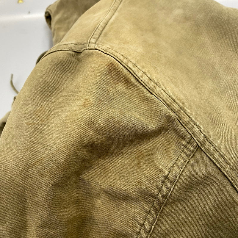【現状渡し品】【メンズ】 U.S.NAVY U.S.ネイビー NAVY DEPARTMENT CONMAR ZIP N-2 DECK COAT WOOL LINING デッキコート ウールライニング アウター 146-260506-as-27-izu サイズ：40 カラー：カーキ 万代Net店