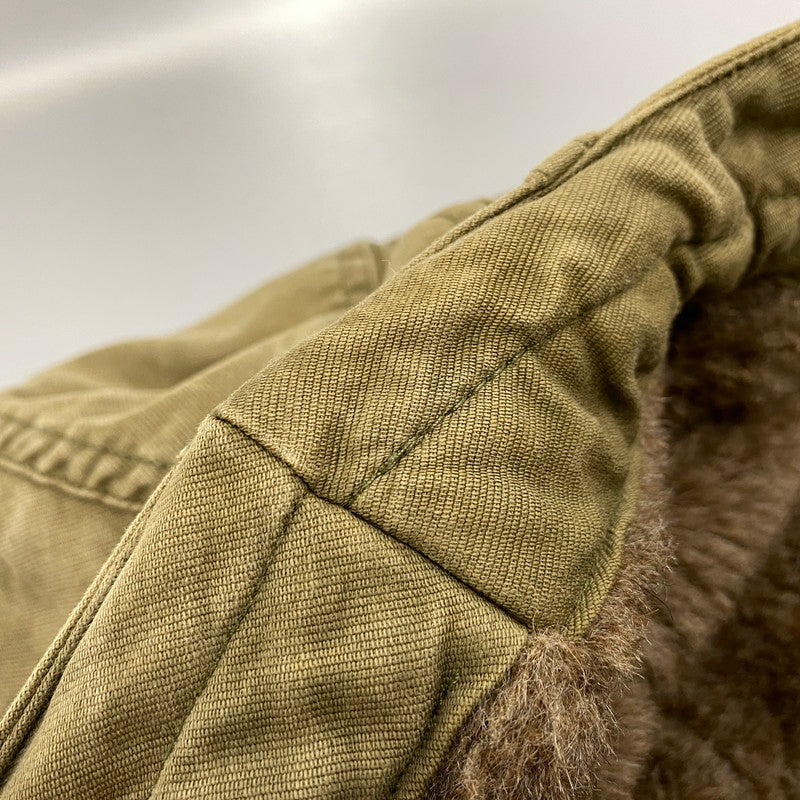 【現状渡し品】【メンズ】 U.S.NAVY U.S.ネイビー NAVY DEPARTMENT CONMAR ZIP N-2 DECK COAT WOOL LINING デッキコート ウールライニング アウター 146-260506-as-27-izu サイズ：40 カラー：カーキ 万代Net店