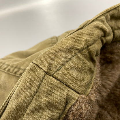【現状渡し品】【メンズ】 U.S.NAVY U.S.ネイビー NAVY DEPARTMENT CONMAR ZIP N-2 DECK COAT WOOL LINING デッキコート ウールライニング アウター 146-260506-as-27-izu サイズ：40 カラー：カーキ 万代Net店