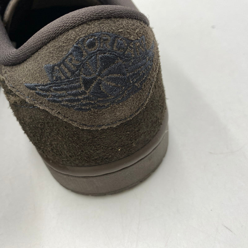 【中古品】【メンズ】 NIKE ナイキ × TRAVIS SCOTT トラヴィス・スコット AIR JORDAN 1 LOW OG SP DM7866-202 エアジョーダン 1 ロー OG SP スニーカー シューズ 靴 160-260501-as-07-izu サイズ：26.5cm カラー：DARK MOCHA/BLACK-VELVET BROWN 万代Net店
