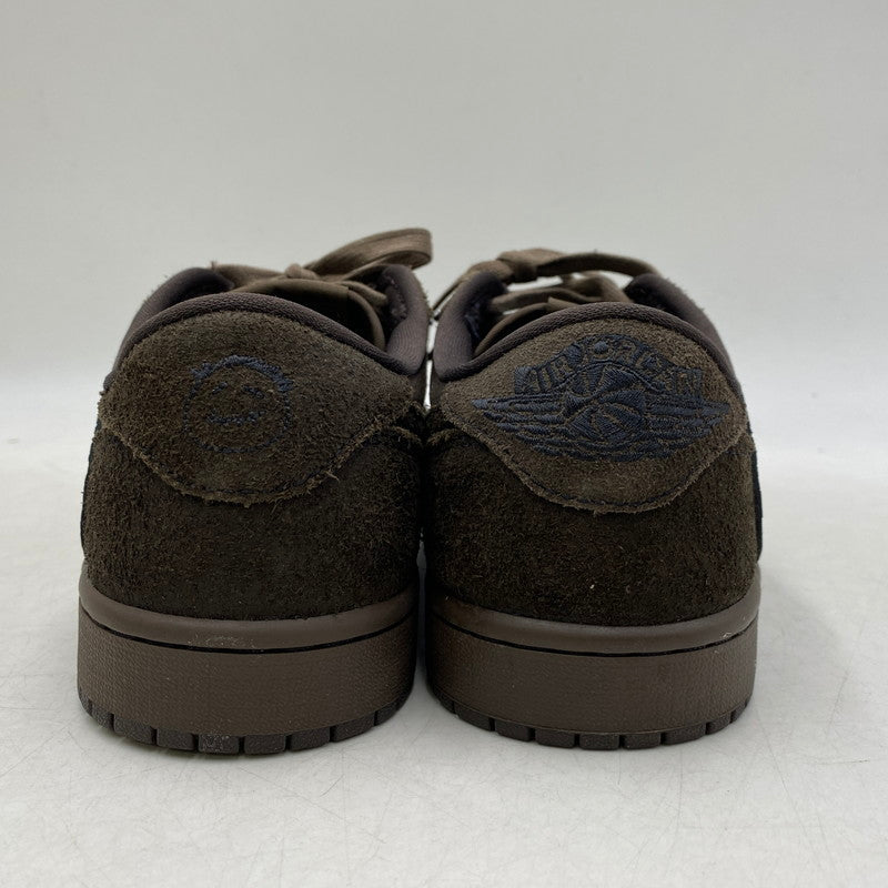 【中古品】【メンズ】 NIKE ナイキ × TRAVIS SCOTT トラヴィス・スコット AIR JORDAN 1 LOW OG SP DM7866-202 エアジョーダン 1 ロー OG SP スニーカー シューズ 靴 160-260501-as-07-izu サイズ：26.5cm カラー：DARK MOCHA/BLACK-VELVET BROWN 万代Net店