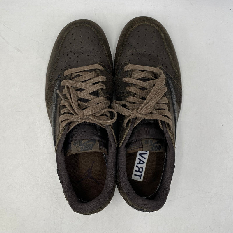 【中古品】【メンズ】 NIKE ナイキ × TRAVIS SCOTT トラヴィス・スコット AIR JORDAN 1 LOW OG SP DM7866-202 エアジョーダン 1 ロー OG SP スニーカー シューズ 靴 160-260501-as-07-izu サイズ：26.5cm カラー：DARK MOCHA/BLACK-VELVET BROWN 万代Net店